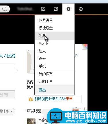 新浪微博勋章显示及隐藏的方法(适合比较低调的朋友)-第1张图片-90博客网