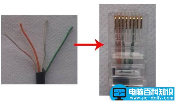 小编秘诀传授之四芯网线接法-第2张图片-90博客网