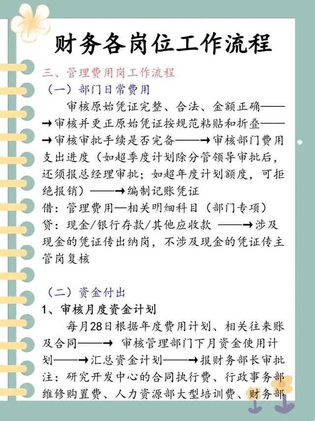 财务经理直言：不知道财务工作流程的统统不用，附财务各岗位流程-第5张图片-90博客网