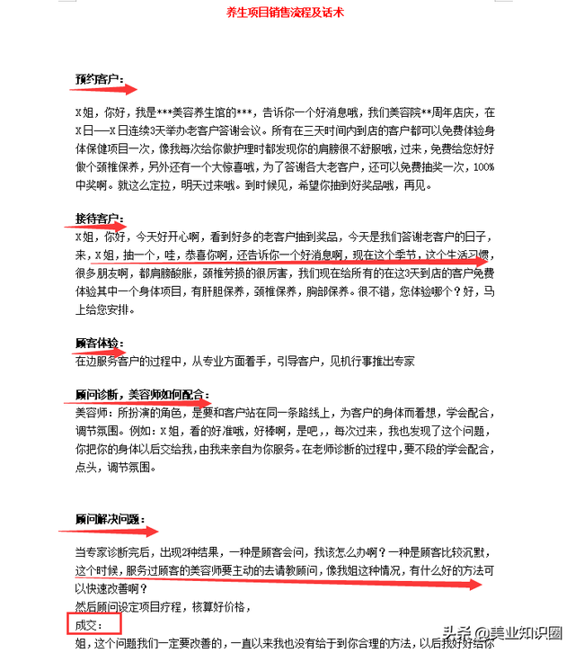 佩服！29岁转行做美容师，3个月时间整理500页销售话术，超实用-第1张图片-90博客网