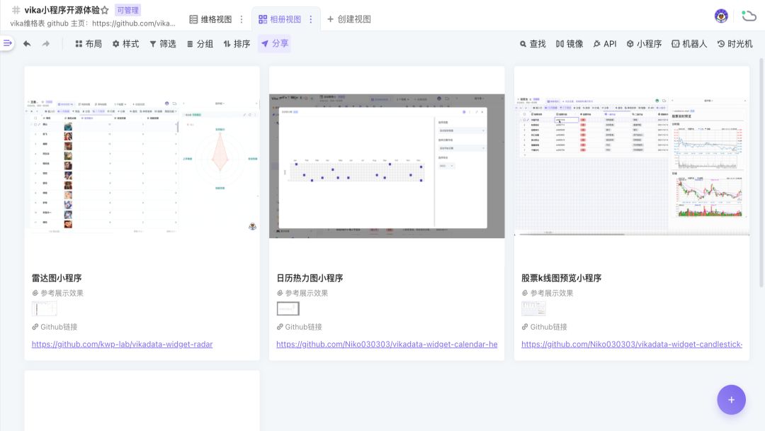 维格小程序已在 Github 开源，雷达图、热力图、趋势图…更 ... ...-第8张图片-90博客网