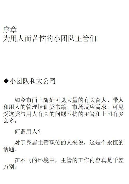 管理者必读！二十年经验总结「10人以下小团队管理手册」-第9张图片-90博客网