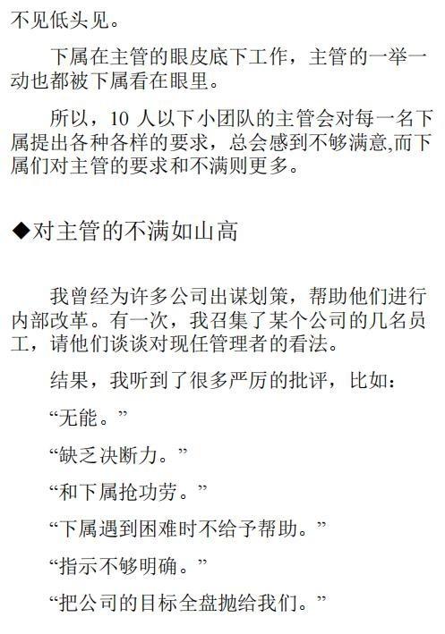 管理者必读！二十年经验总结「10人以下小团队管理手册」-第11张图片-90博客网