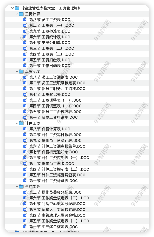 890份企业管理八大板块表格大全，企业管理者必备！万能套用-第5张图片-90博客网