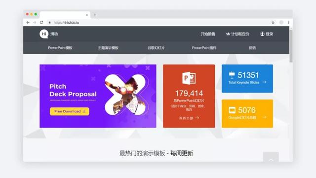 还在熬夜做PPT年终汇报？这有国内外10大模板网站，送给你-第3张图片-90博客网