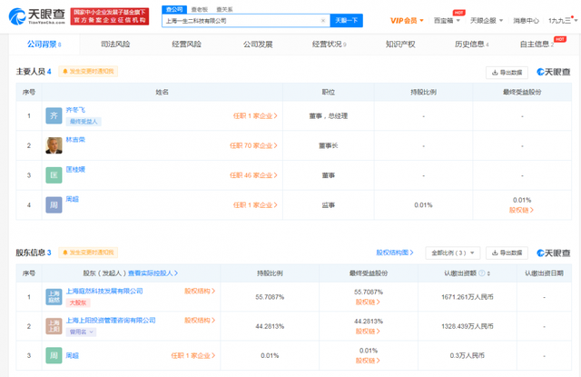 张庭夫妇投资成立新公司！新公司名叫一生二，网友：这是准备新一波的微商营销吗？-第1张图片-90博客网